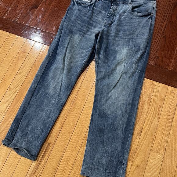 VTG Ecko Unltd Jeans Mens 36x28 Blue Straight Baggy Streetwear Skater Denim - Picture 2 of 14